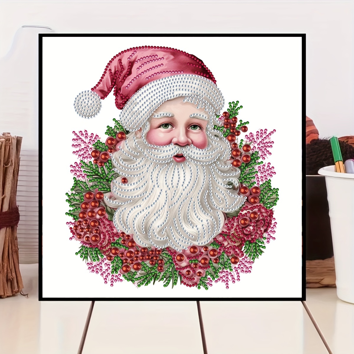 Special Shaped Christmas Santa Claus Diamond Painting Kit - DIY