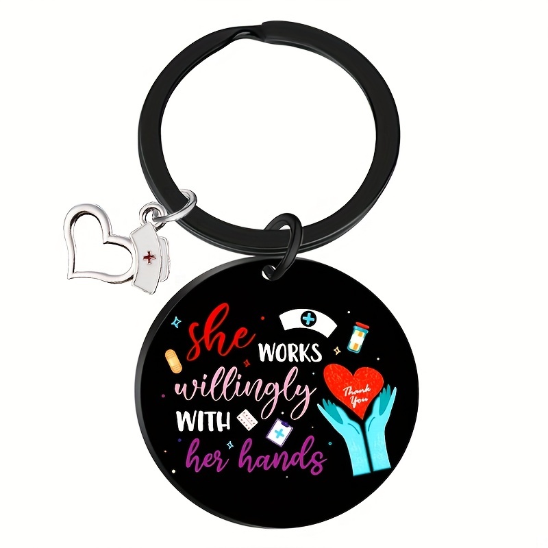 Keychain Fashion Stainless Steel Keychains Women Key Chains for