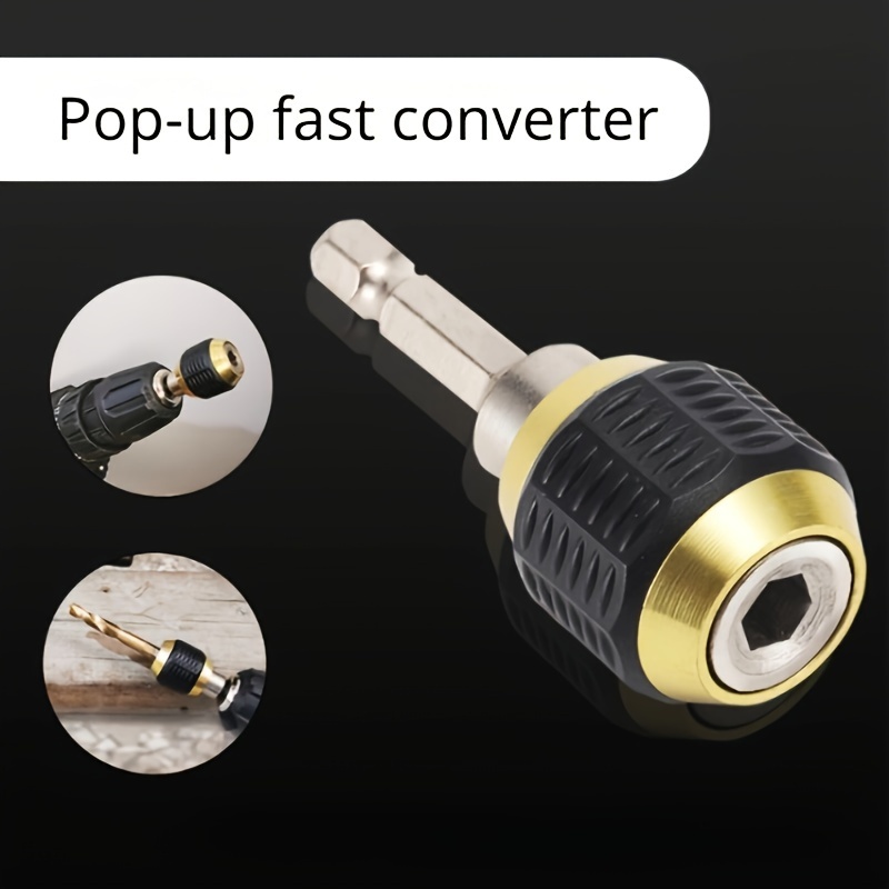 

Hand Electric Drill Three-claw 60mm Large Head Pop-up Hexagonal Handle Quick Change Connector