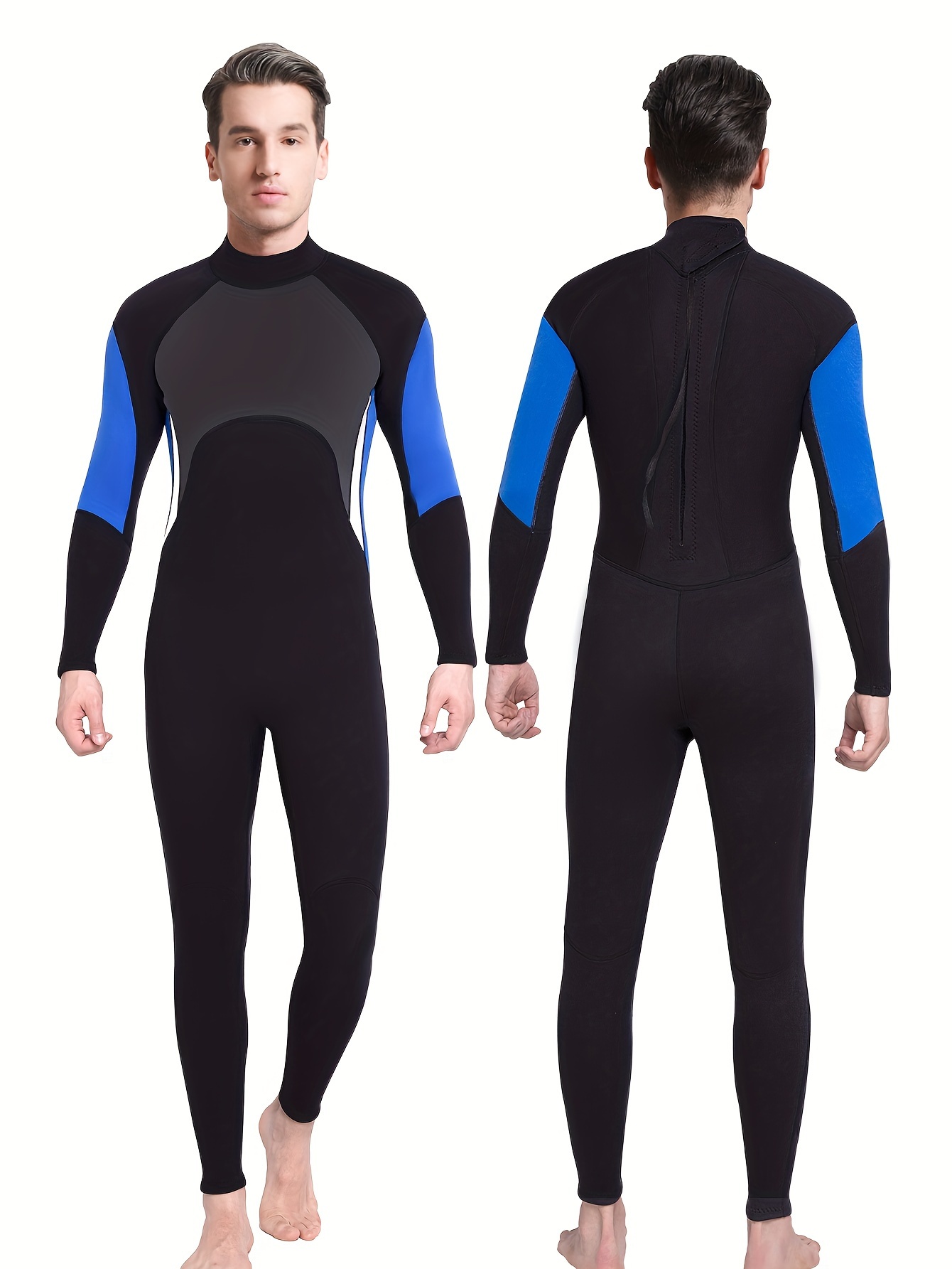 REALON Wetsuit Men Medium Neoprene Full Body Shorts Scuba Diving Suit One  Piece