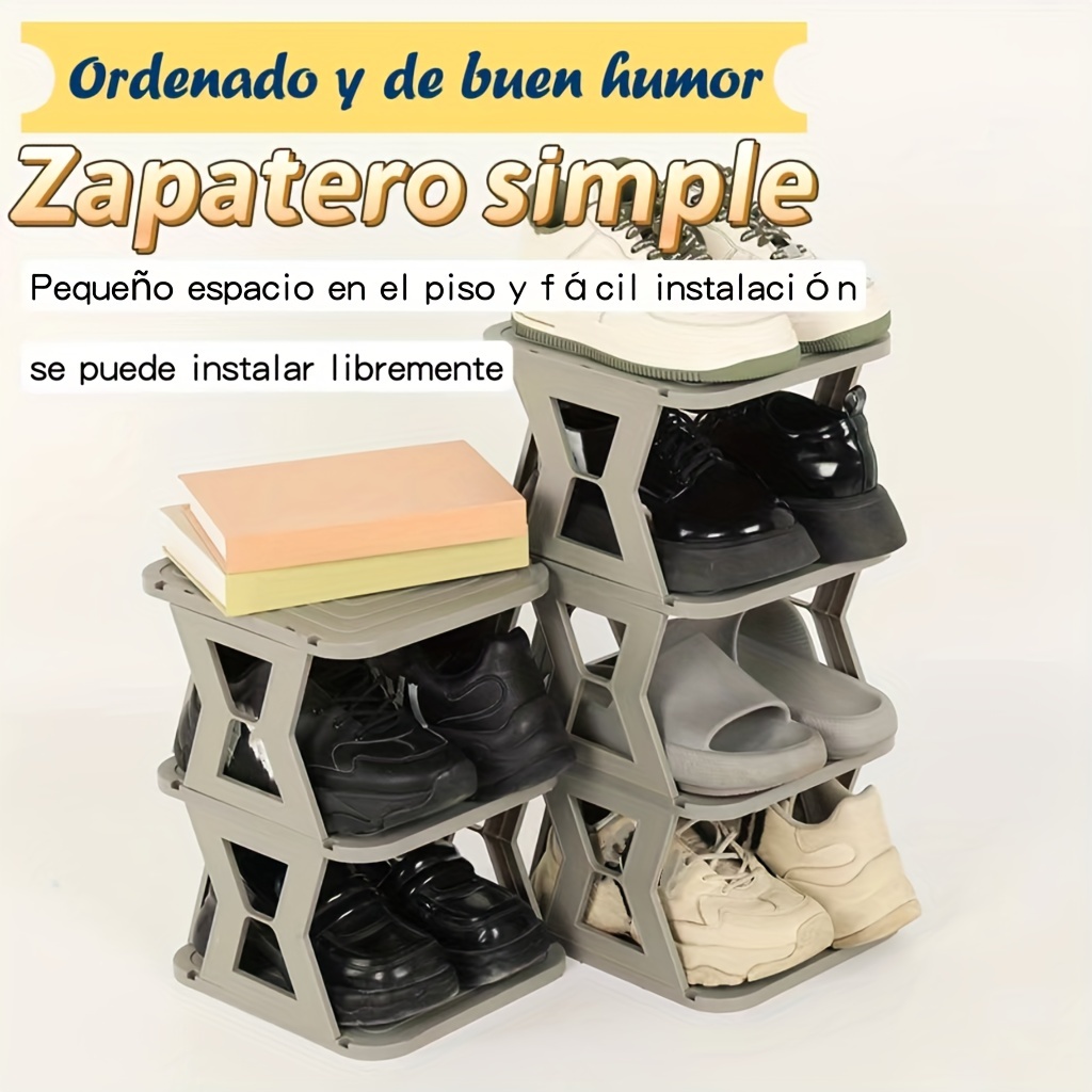 Zapatera contra el Polvo de 9 estantes Organizador de Zapatos Desmontable