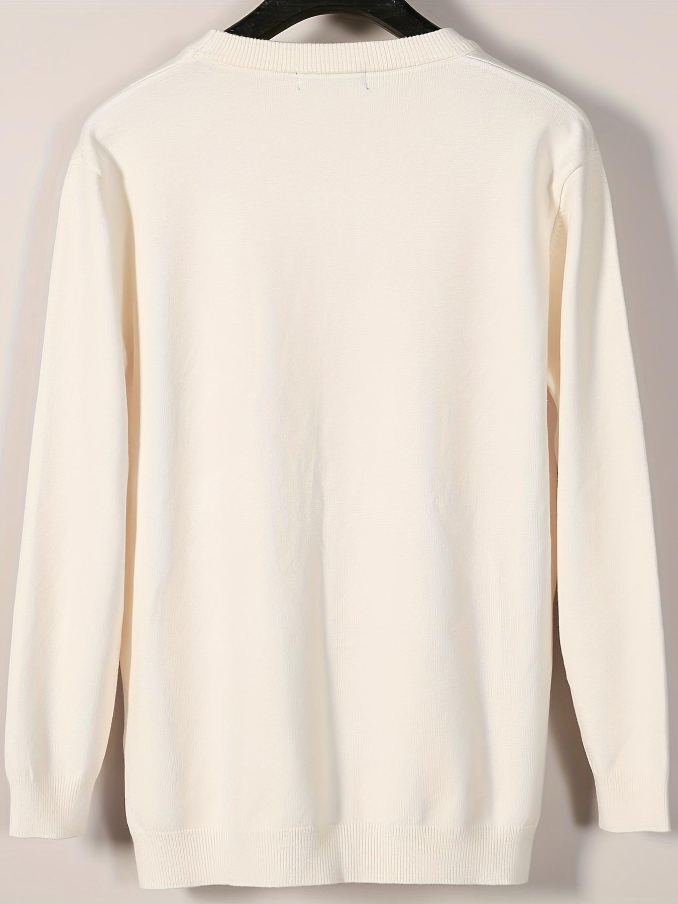 Plain white sale pullover sweater