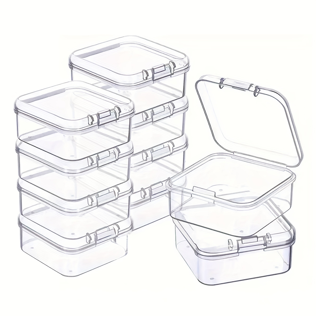 Plastic Storage Box Jewelry Earring Storage Container - Temu