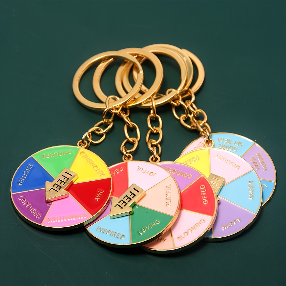 Interactive Color Wheel Keychain