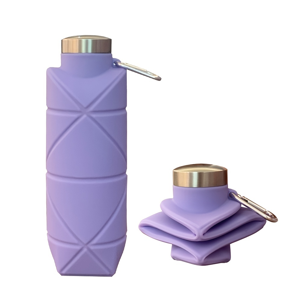 Luuttle Collapsible Travel Water Bottle Reusable Purple silicone Water  Bottles for Traveling Camping…See more Luuttle Collapsible Travel Water  Bottle