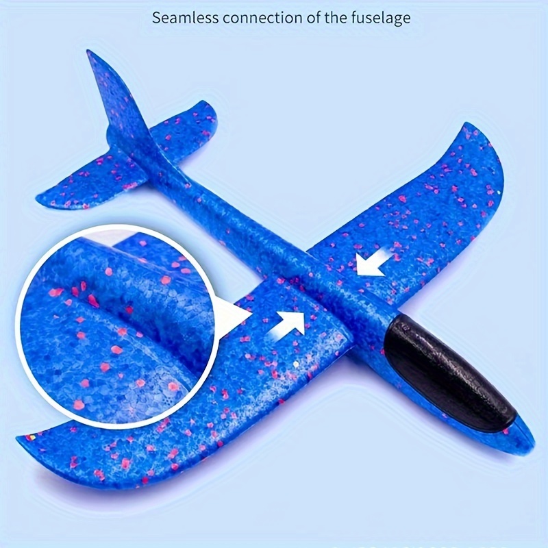 Foam Airplane Gun Type Glide Launch Outdoor Interactive Temu