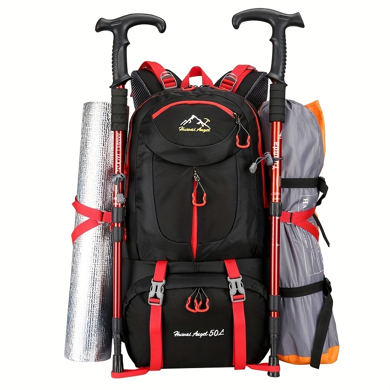 Mochila de senderismo | Mochila ligera de camping Essentials para hombres y  mujeres, bolsa de viaje para caza y más, Gris, 65 Litro