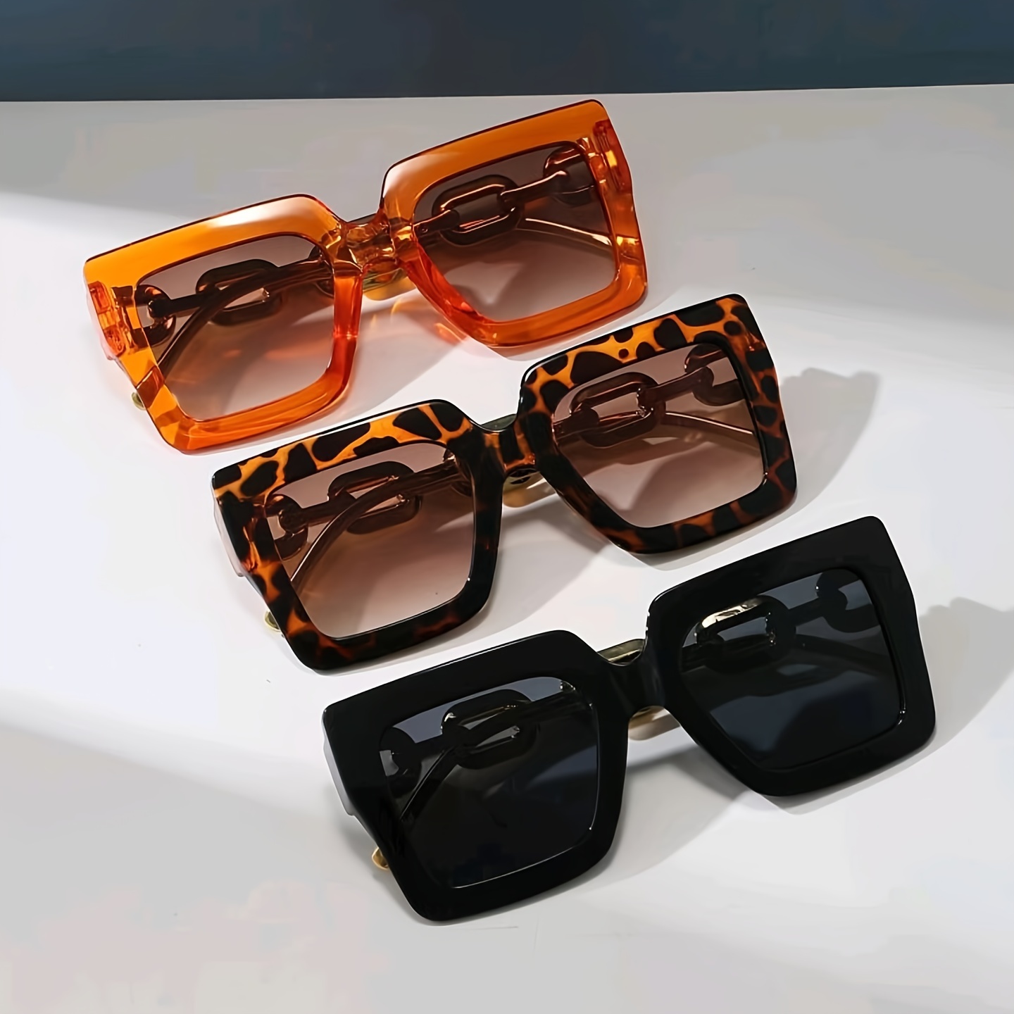 3 pack fashion large frame clothing glasses vintage outdoor glasses for travel details 0