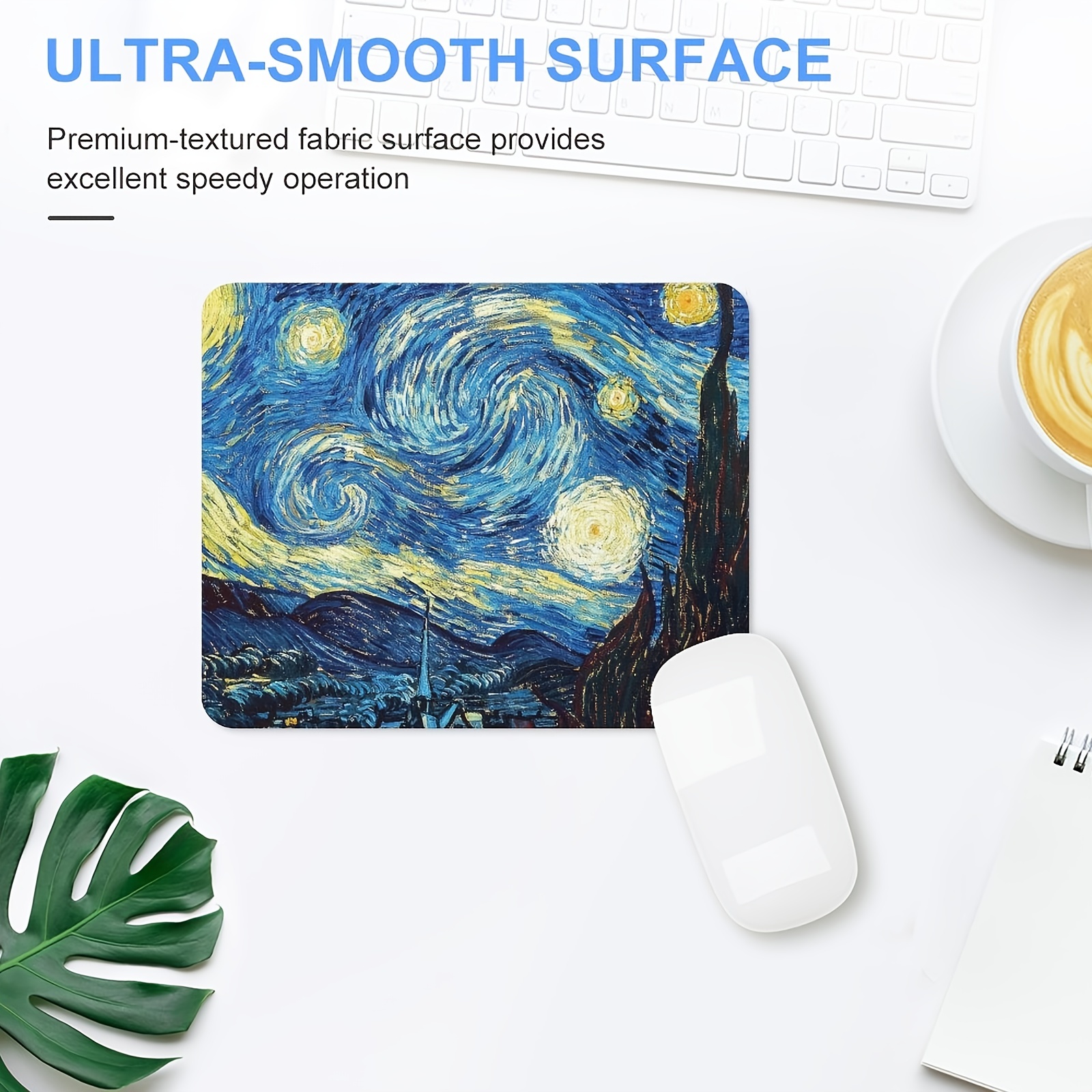 Van Gogh's Painting Of Sunflowers Pattern Gaming Mousepad,impresionism Desktop  Accessories Mat,oversize,non-slip Rubber Based,high Quality Stitched  Edges,suitable For Office,learning- - Temu