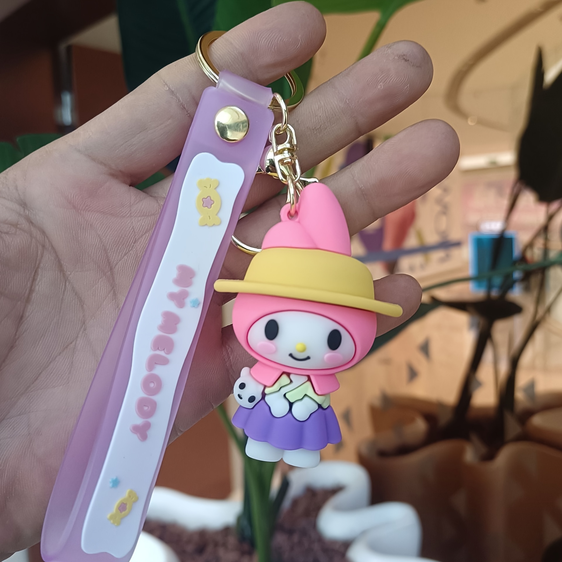 Sanrio My Melody Cinnamoroll Pompompurin Plush Pendant New