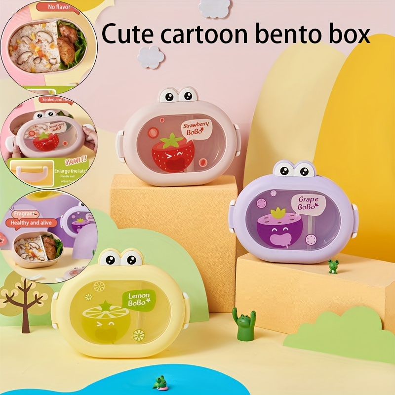 Hello Kitty Lunch Box Sanrio Anime Glass Fresh Bowl Kawaii My Melody  Divider Bento Box with