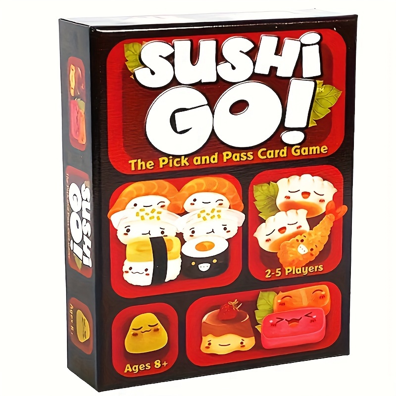 Sushi Card Board Game For Family Game Night christmas - Temu Italy