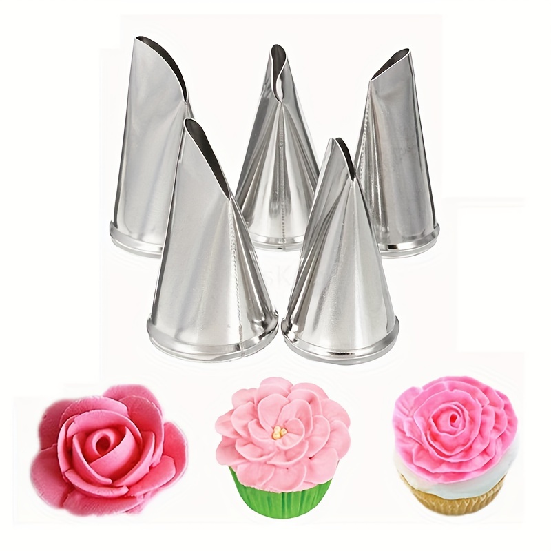 3PCS Stainless Steel Open Star Flower Petal DIY Icing Piping Tips Cupcake  Cake Cream Piping Nozzle Cake Decorating Tools | Shopee Singapore