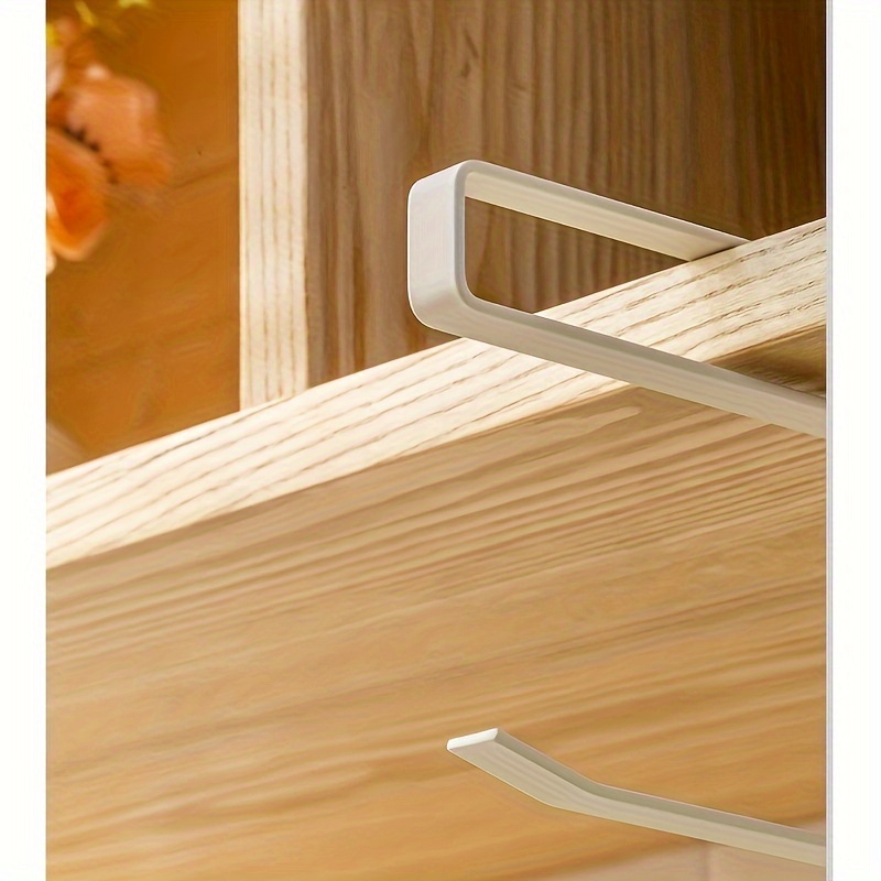 Solid Oak Paper Towel Holder Under Cabinet or Wall Mount