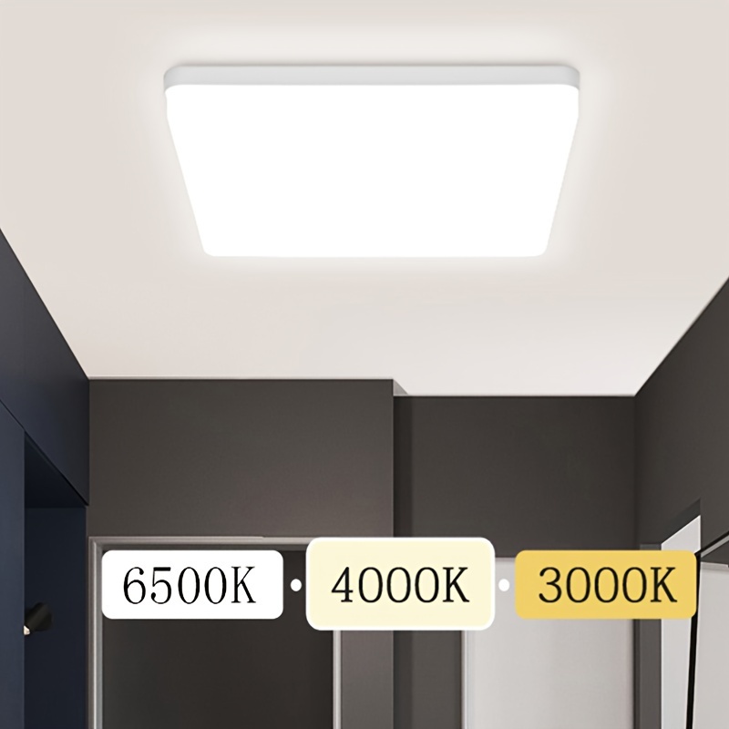 Plafonnier LED Dimmable Eclairage de Plafond à Changement de Couleur RGB  Rond Lampe de Plafond Moderne Luminaire Lustre Intelligent pour Chambre  Salon