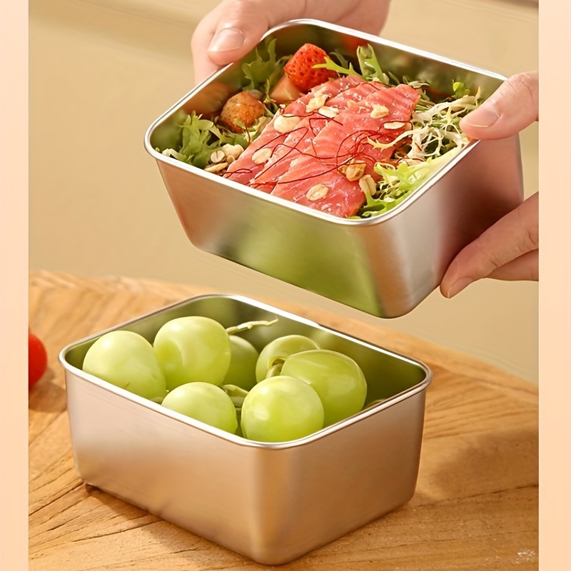 keep warm food container 4pcs stainless