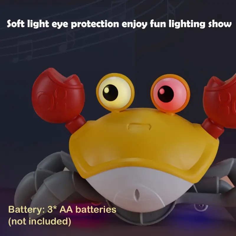 Crawling Crab Escape Crab Baby Toy Obstacle Avoidance Sensor - Temu