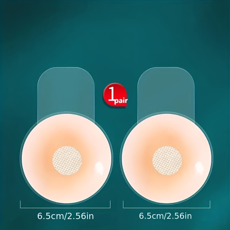 Jacquard Silicone Nipple Covers Invisible Self adhesive Push - Temu