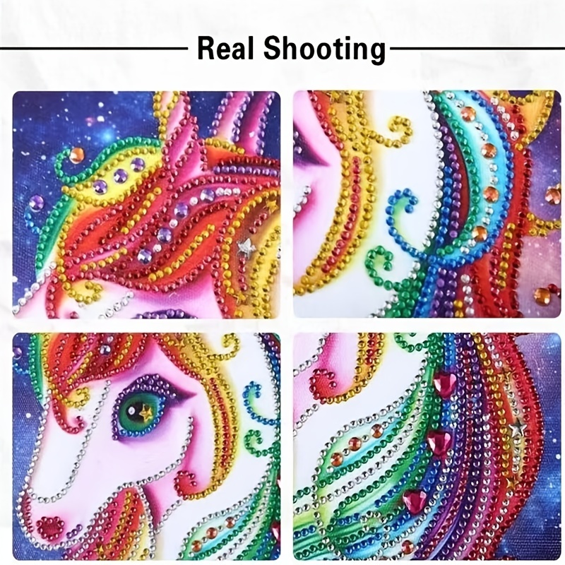 Diamond Painting Kit Frame Kids Unicorn Party Favors Diamond - Temu