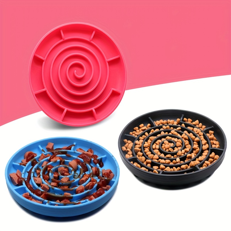 Large Non-slip Puzzle Dog Bowl - Slow Feeder For Medium & Large Dogs -  Prevents Choking! - Temu