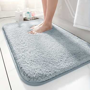 bath mats for bathroom anti slip absorbent bathroom mats soft microfiber bath mats fluffy plush shaggy bathroom rugs and mats for shower tub sink
