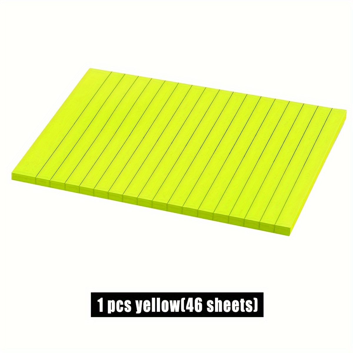 2 Pads Large Sticky Notes (9 Colors Optional) /pad Lined - Temu