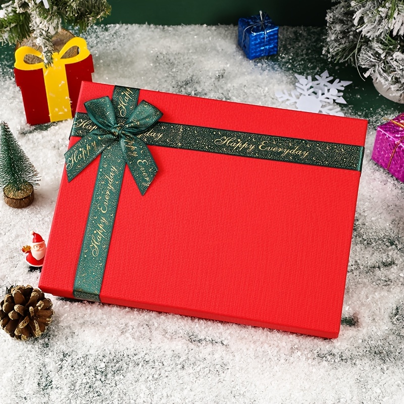 1pc, Boîte-cadeau de Noël vide Boîte-cadeau verte foncée Petite boîte-cadeau  Emballage de foulard Boîte-cadeau rouge de Noël, Articles les moins chers  disponibles, Vente, Fournitures pour petites entreprises, Boîte  d'emballage, Boîte-cadeau de décoration