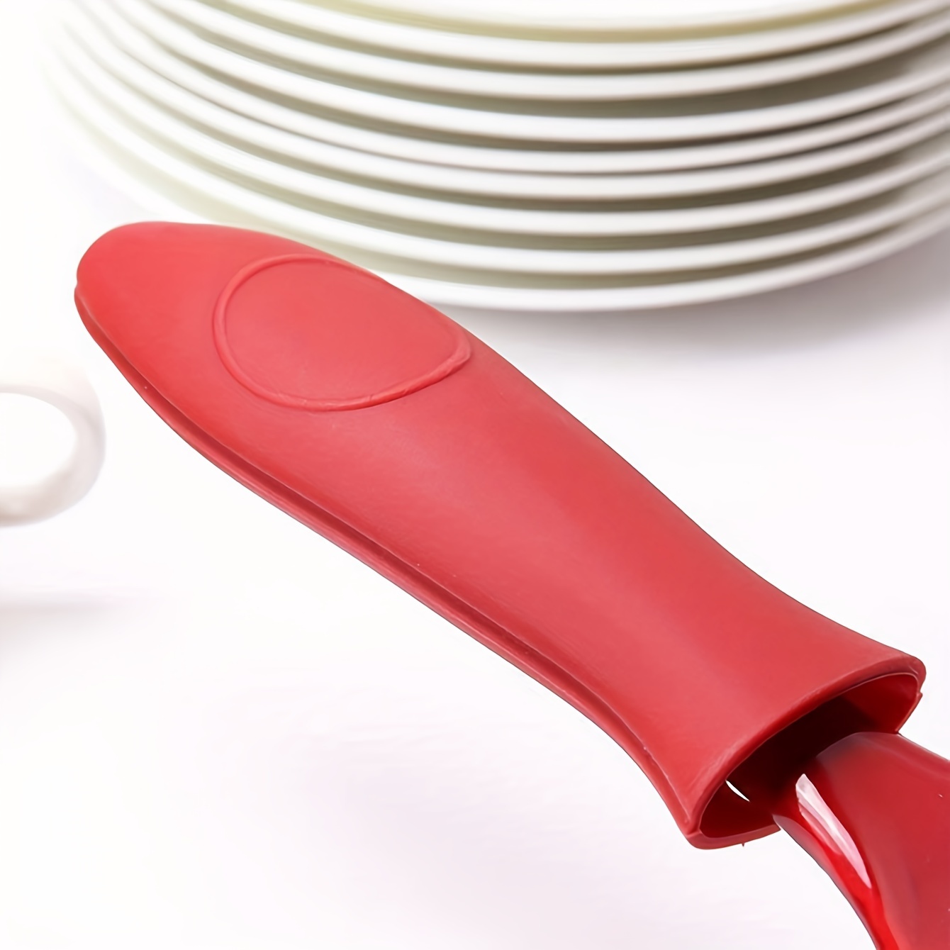 Lodge Cast Iron Red Silicone Hot Handle Holder for Skillets