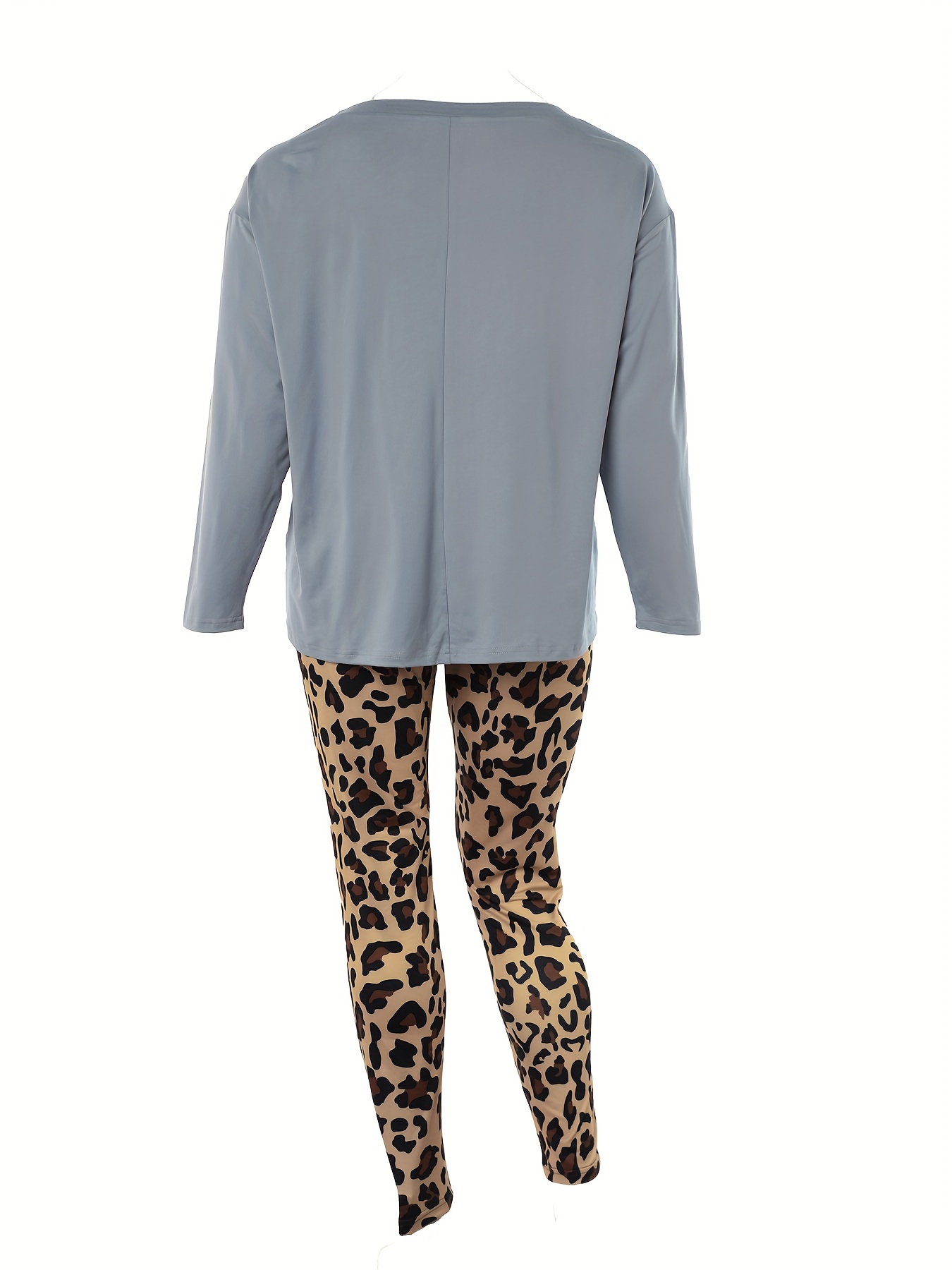 Leopard print legging discount pyjamas