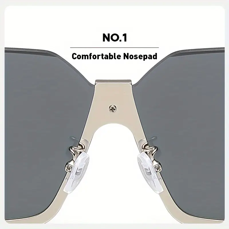 xingyu oversized cat eye sunglasses for women casual gradient semi rimless sun shades for driving beach travel details 2