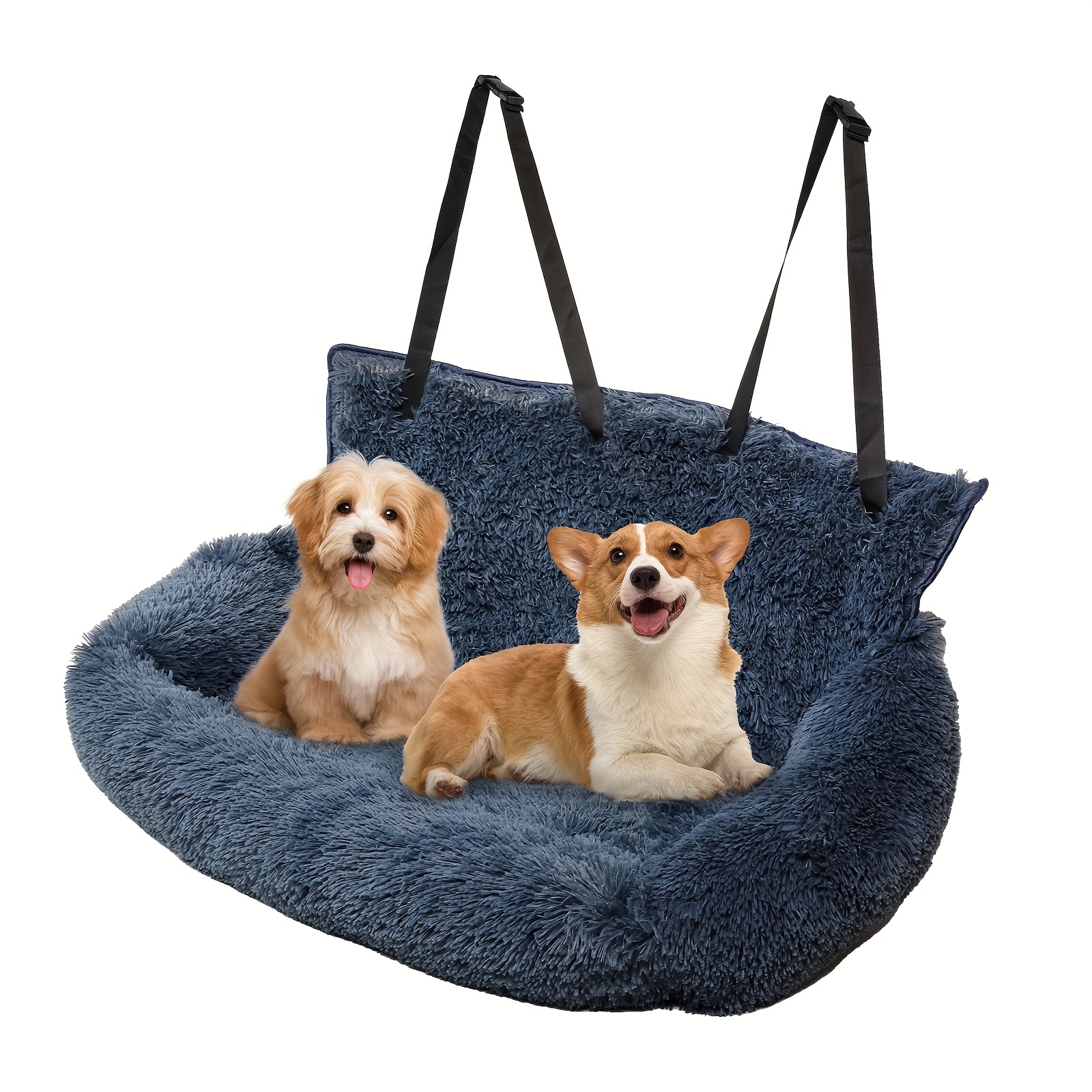 Cama de viaje para mascotas, asiento de coche suave para perros pequeños y  medianos, portador de mascotas, cubierta extraíble - AliExpress