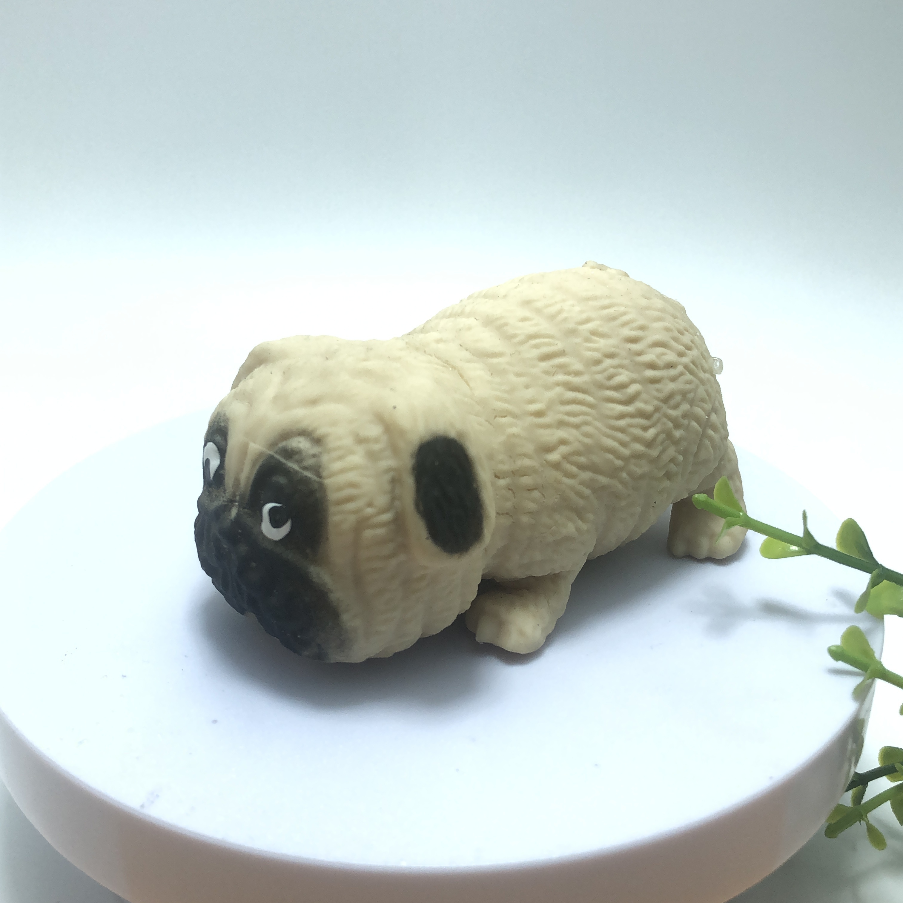 Squishy Dog Toy Sensory Toys Stress Relief Pug Pinch Toys Vent
