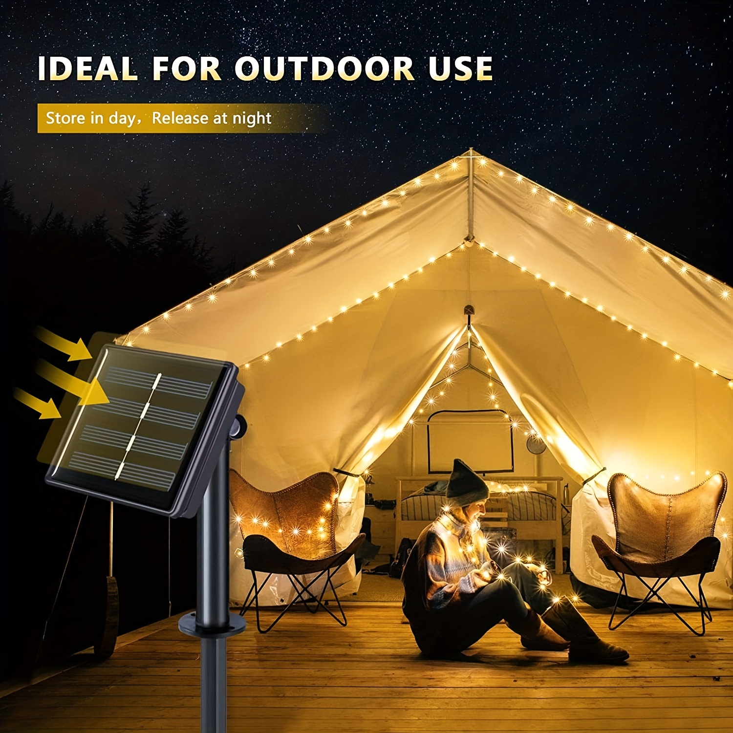 300leds Solar Led Light Outdoor Festoon Lamp Garden Fairy - Temu Canada