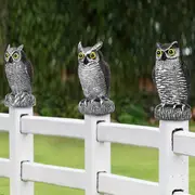 keep unwanted pests away with this stylish owl decoy perfect for your garden porch or balcony details 6
