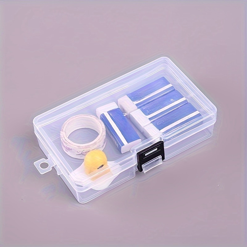 Creative Storage Box Pp Transparent Empty Box Lock Box - Temu