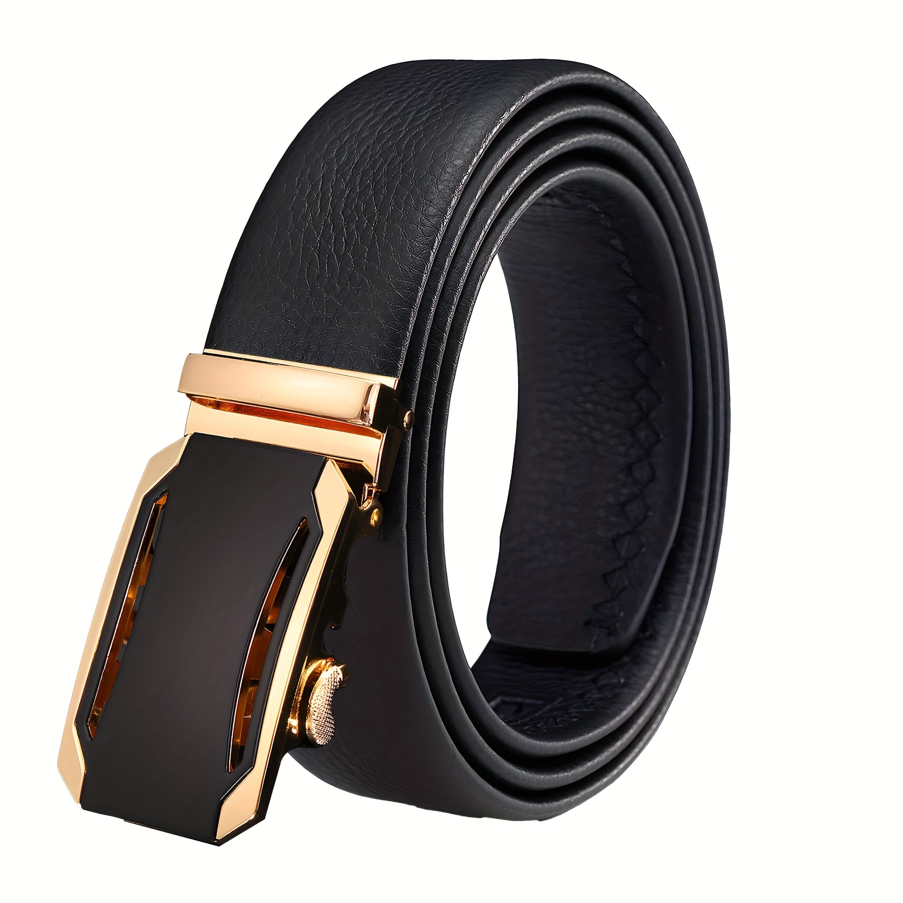Fashion Casual Belt Men's Belts Automatic Buckle Men's Business Belt - Temu