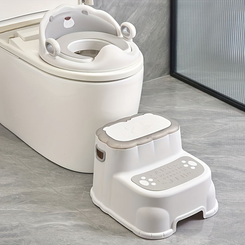 LZQ Siège pot de toilette pour enfants avec rembourrage antidérapant,  poignée, dossier et protection anti-éclaboussures (rose)