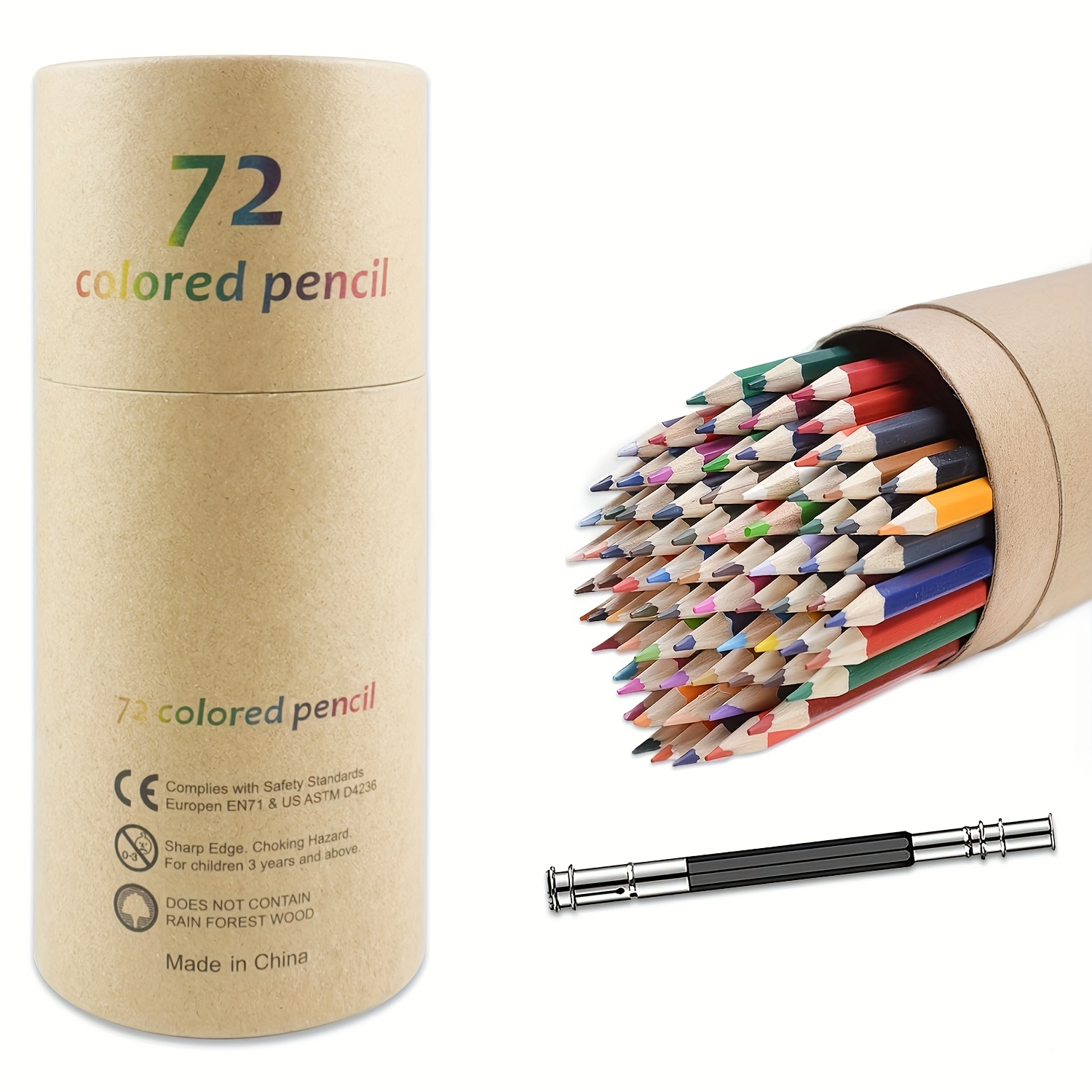 72 Color Colored Pencils Soft Core Art Coloring Drawing for Adult
