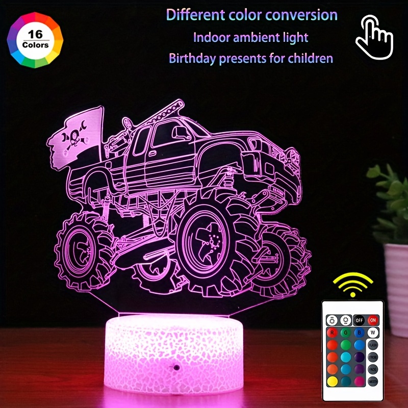 Lampe voiture BM E30 1985 16 couleurs - PERSONNALISABLE avec prénom ou  message - lampe de chevet veilleuse illusion pour idée cadeau anniversaire  fête collection déco : : Produits Handmade