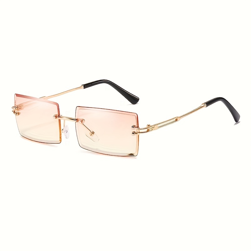 Rimless Sunglasses Gradient Glasses UV400
