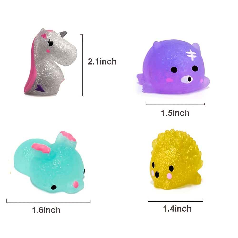 45Pcs Mochi Squishy Toys Mini Squishies Kawaii Animal Squishies