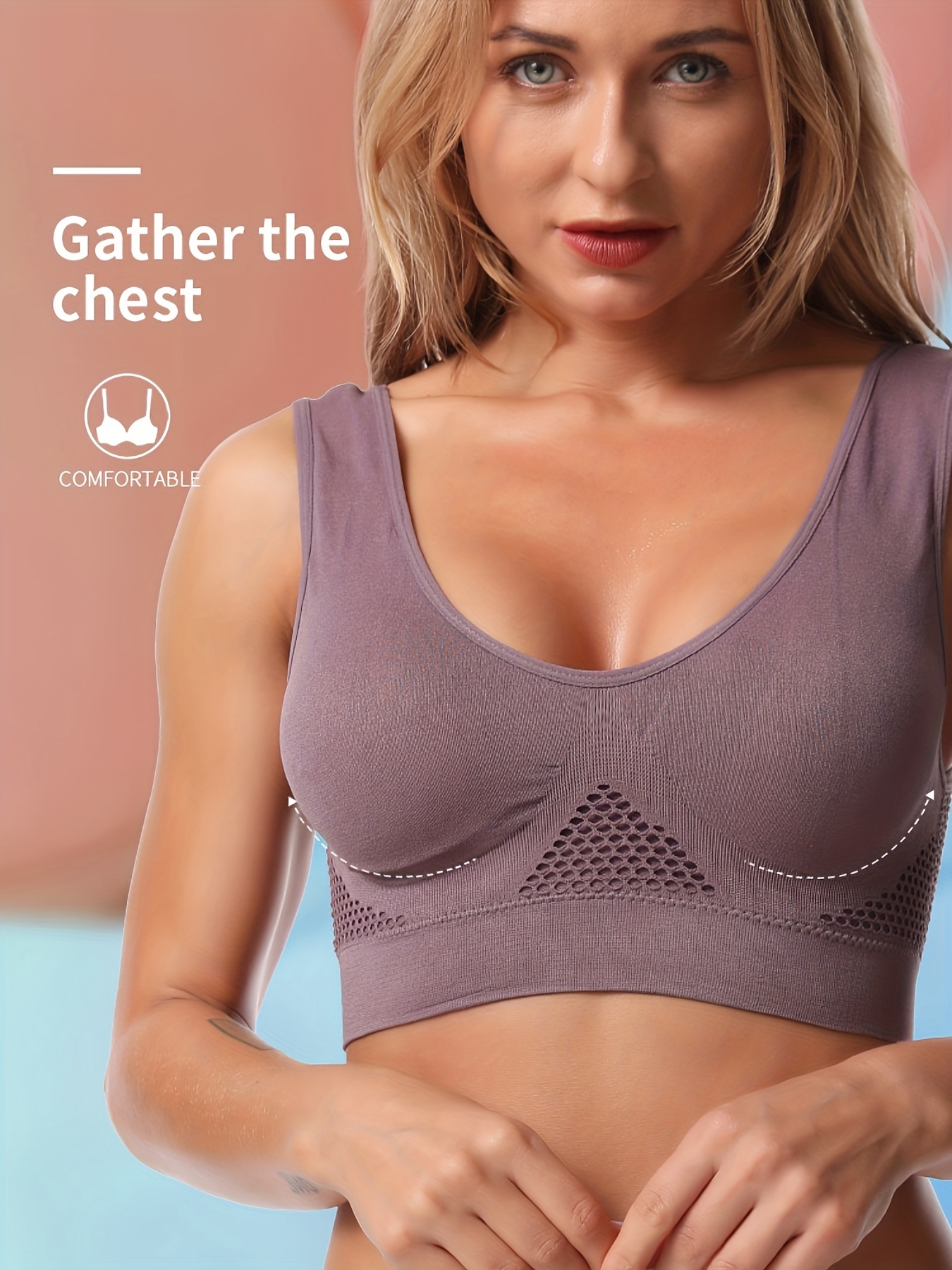 Seamless Plush Vest Sleep Padded Bra Online For Autumn And Winter  Comfortable And Worn Outside With Chest Pad From Changkuku, $18.17