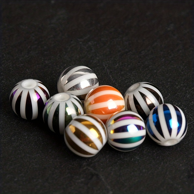 A Pack Ceramic Beads Electroplated Cross Pattern Cute Beads - Temu