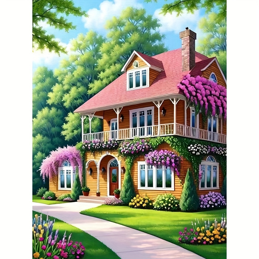 

1pc 11.8x15.7in 5d Diy Diamond Painting Diamond Art Set Home Wall Decoration Painting Kit Without Frame