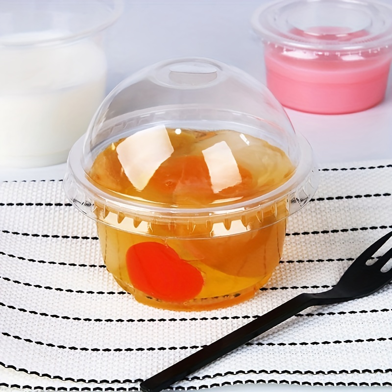 Clear Plastic Bowls With Lids Disposable Salad Bowls For - Temu