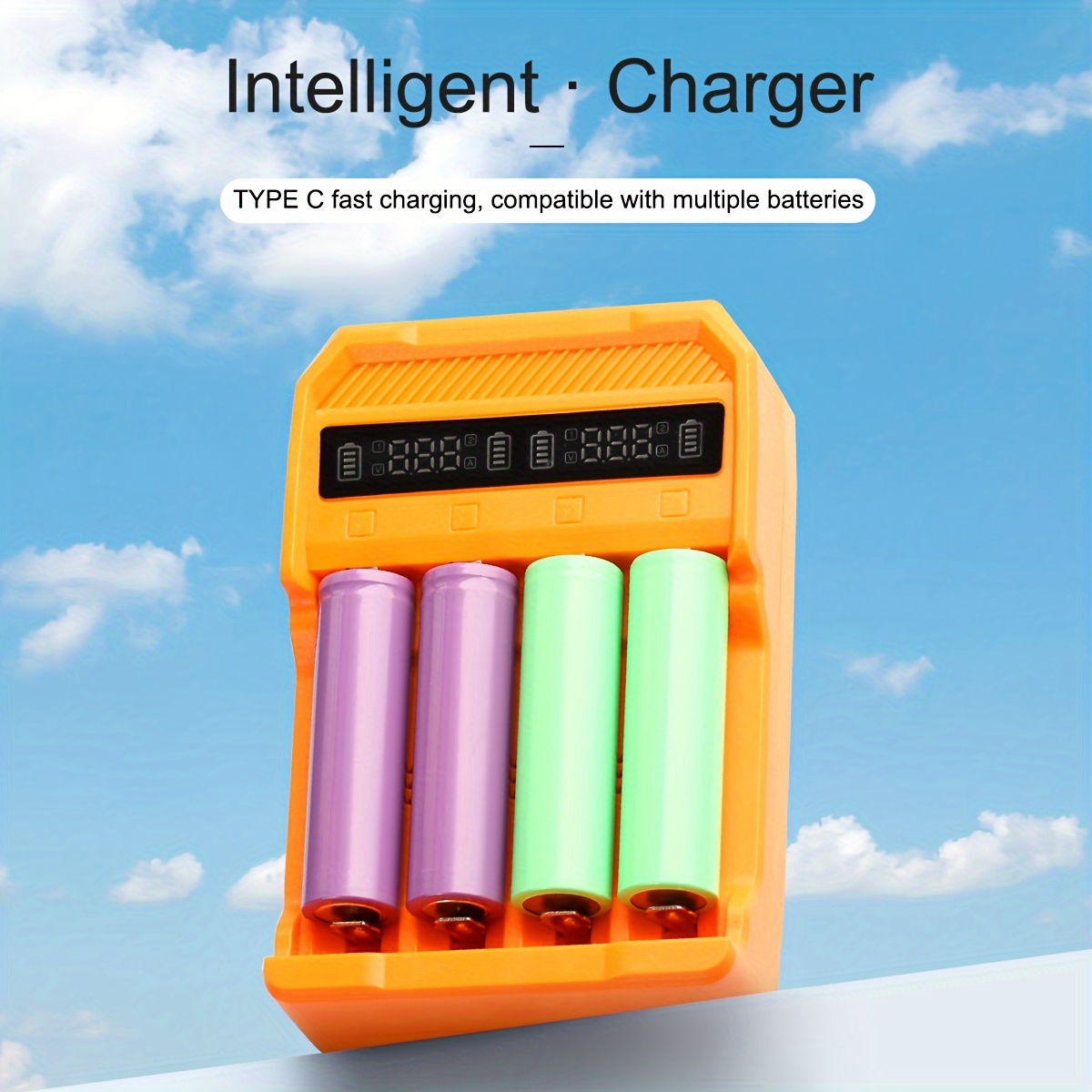 Chargeur Batterie Ni mh Intelligent À 4 Emplacements - Temu Belgium