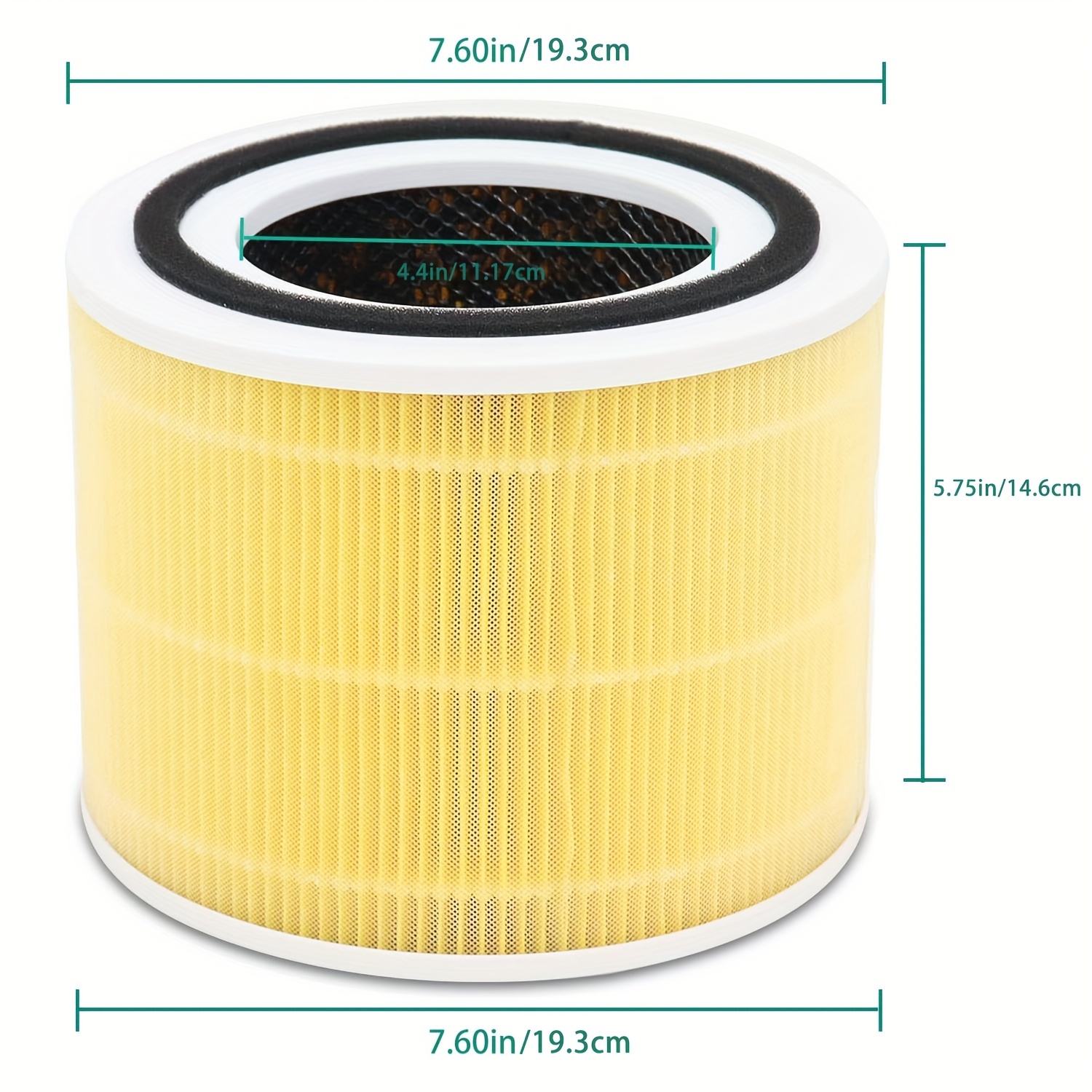 Levoit Core 300 Replacement Filter - High-efficiency 3-in-1 True Hepa Filter  With Activated Carbon For Yellow Dust And Allergens - Temu Bulgaria