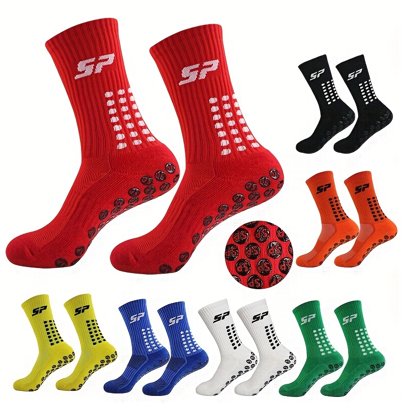 Anti Slip Football Socks Outdoor Sports Socks Biker Socks - Temu