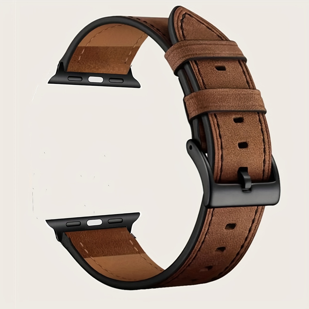 Leather loop for Apple Watch band 45mm 44mm 40mm 41mm 49mm Magnetic  wristband bracelet correa iWatch series 5 3 SE 6 7 8 ultra