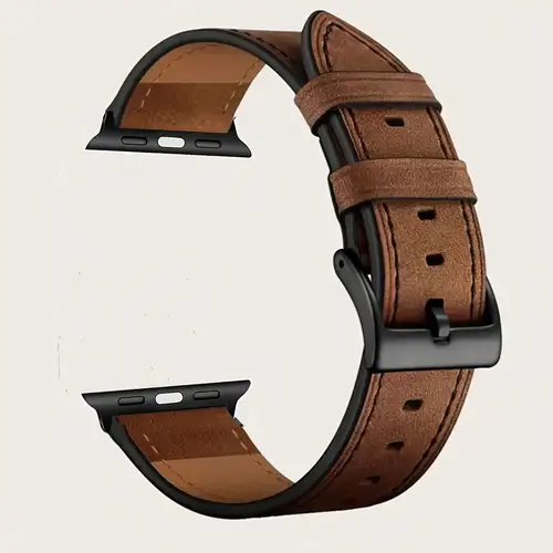 Leather Link For Apple watch band 45mm 44mm 40mm 41mm 49mm 42mm Magnetic  Loop bracelet iWatch series Ultra 3 4 5 SE 6 7 8 strap